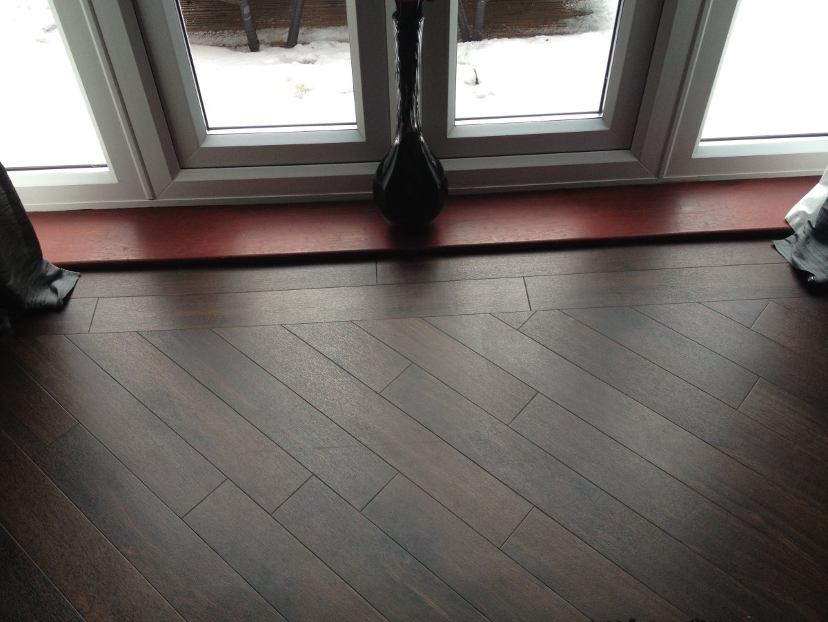 Укладка ламината по диагонали