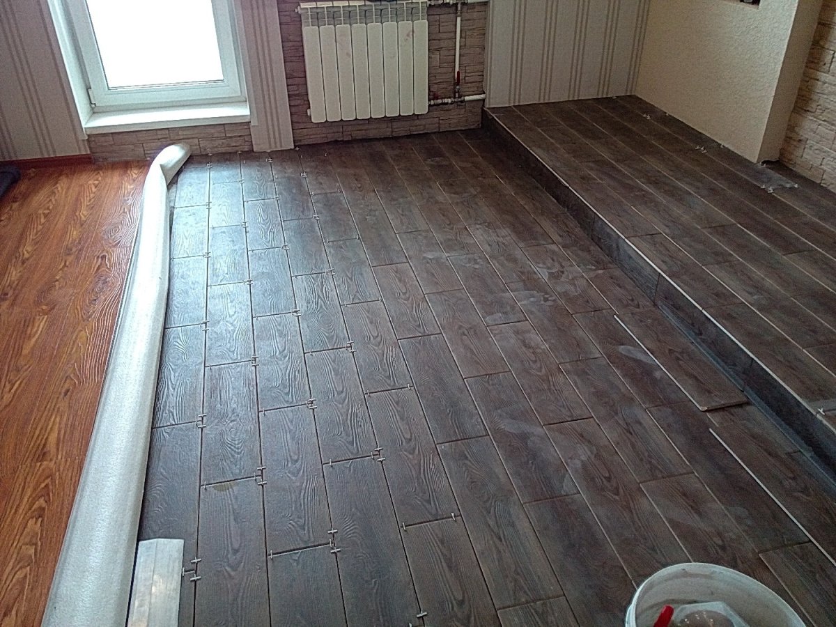 Укладка паркета на фанеру