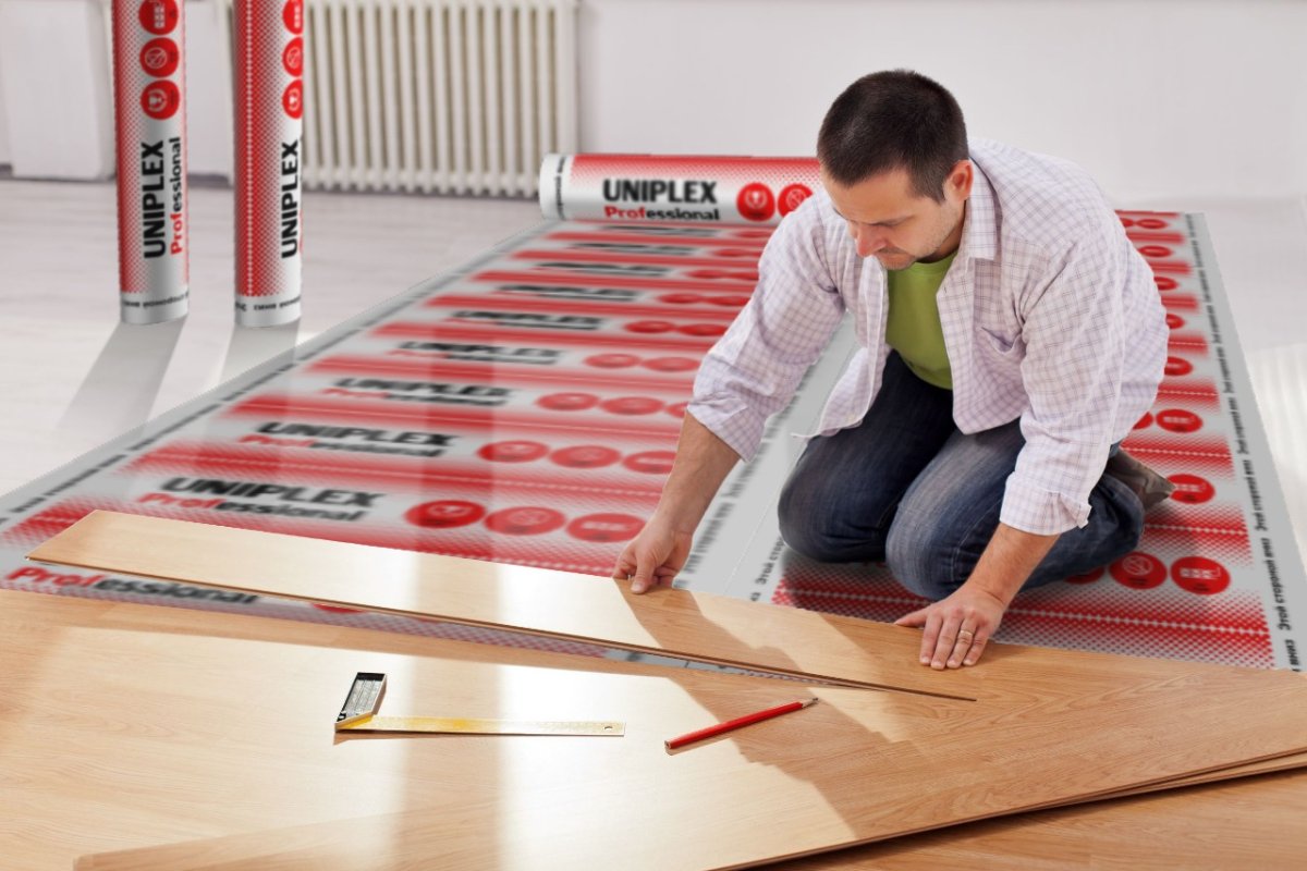 Ламинат на бетонный пол в квартире