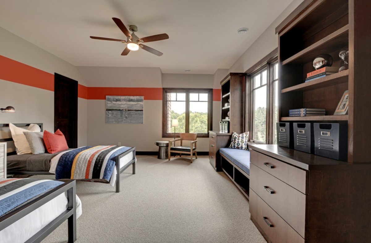 Стильная комната для двух мальчиков