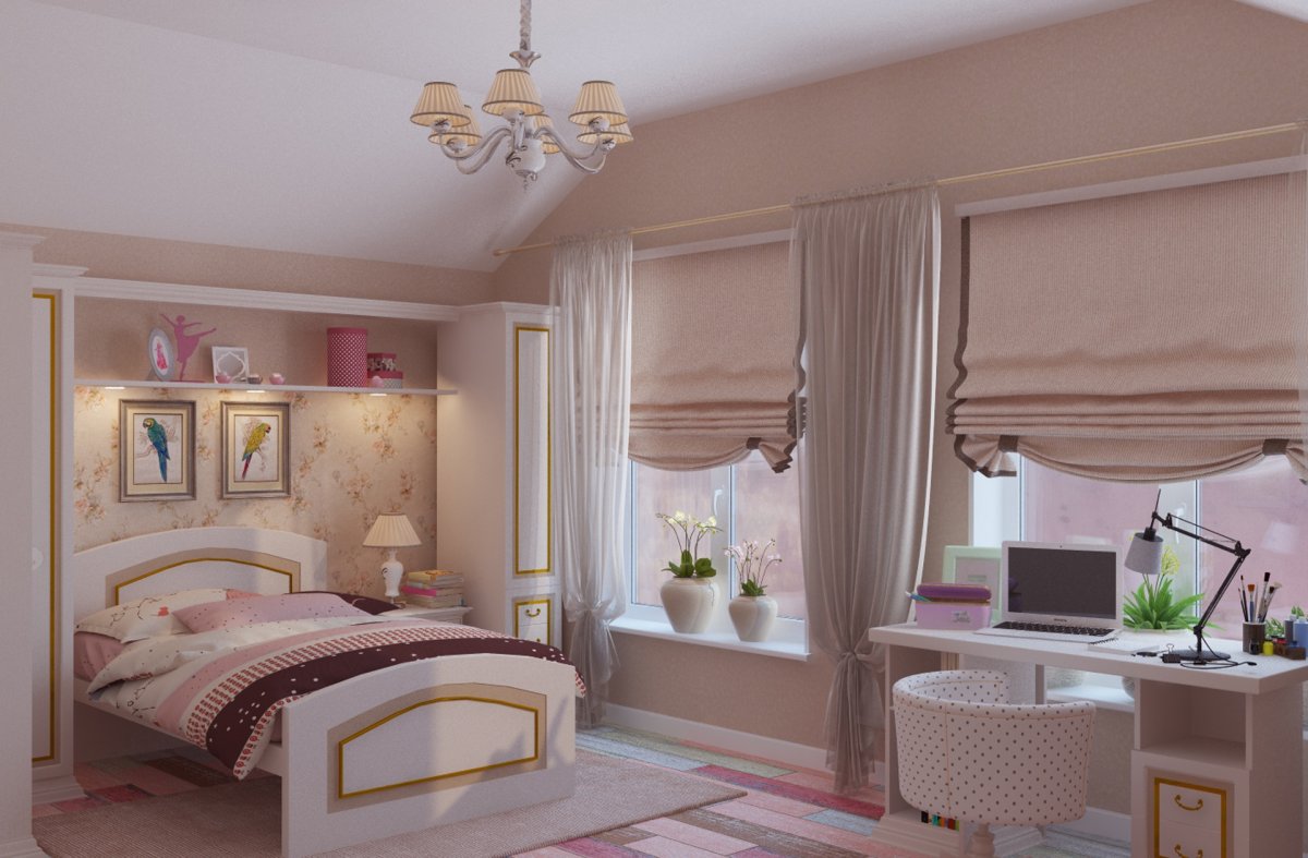 Идеальная спальня для девочки