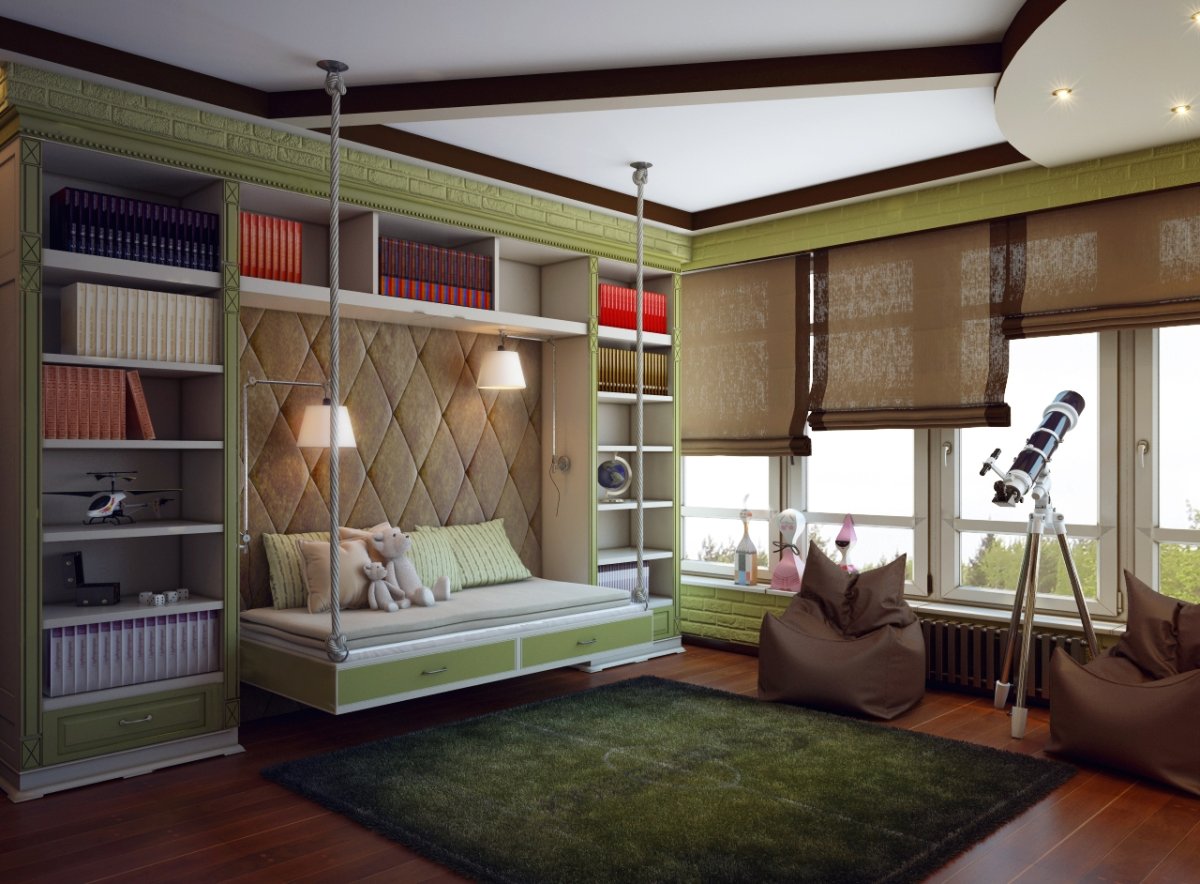 Римская штора в комнату подростка