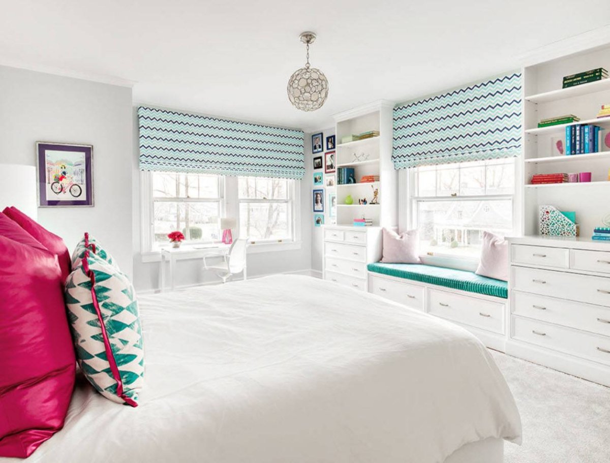 Современная спальня для девочки подростка