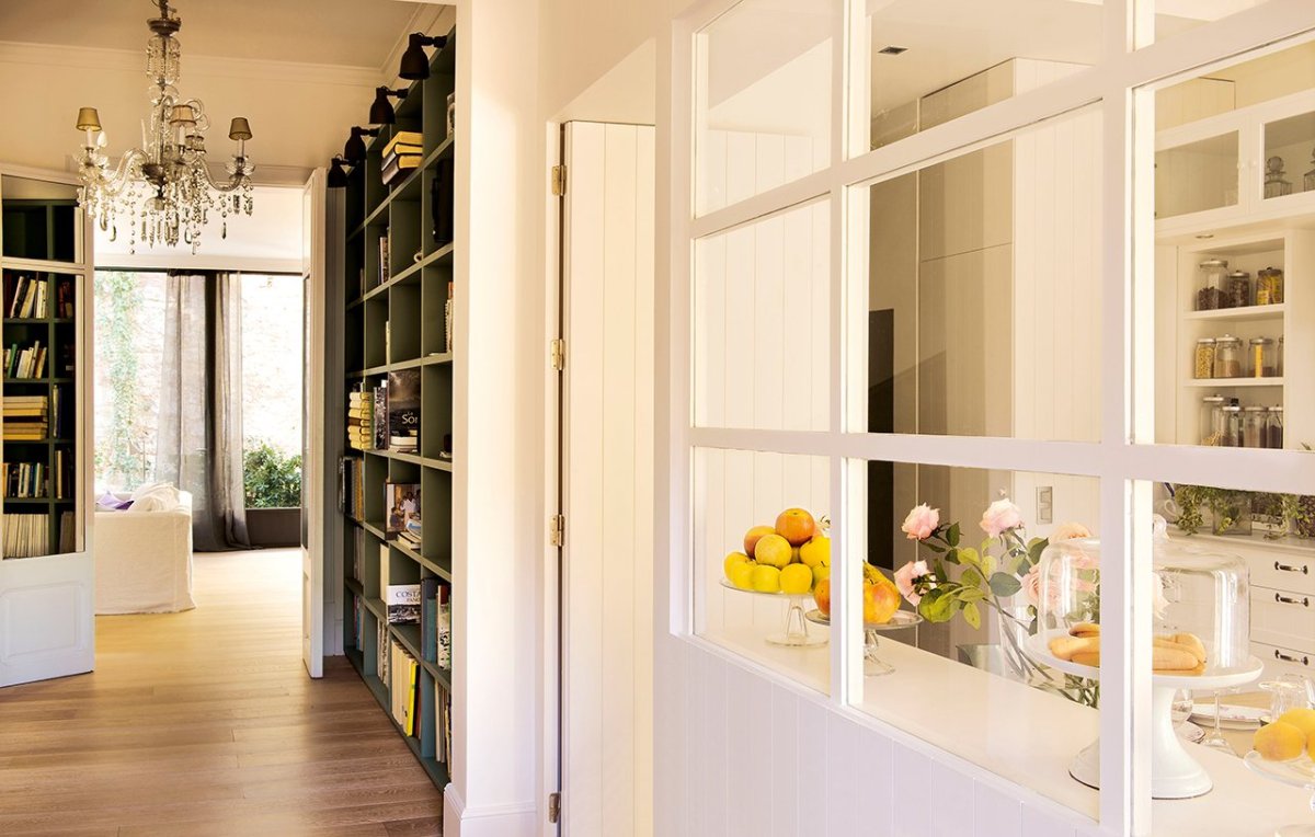 Металлопластиковая перегородка для зонирования