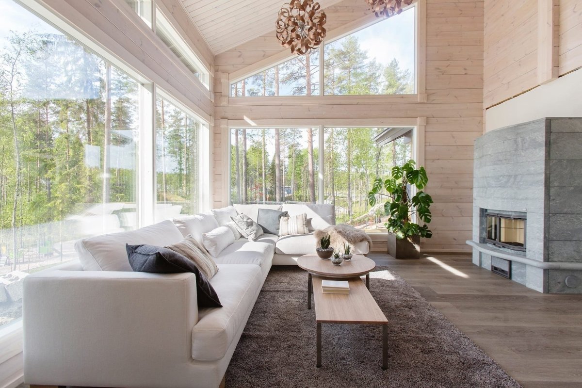 Гостиная с видом на море