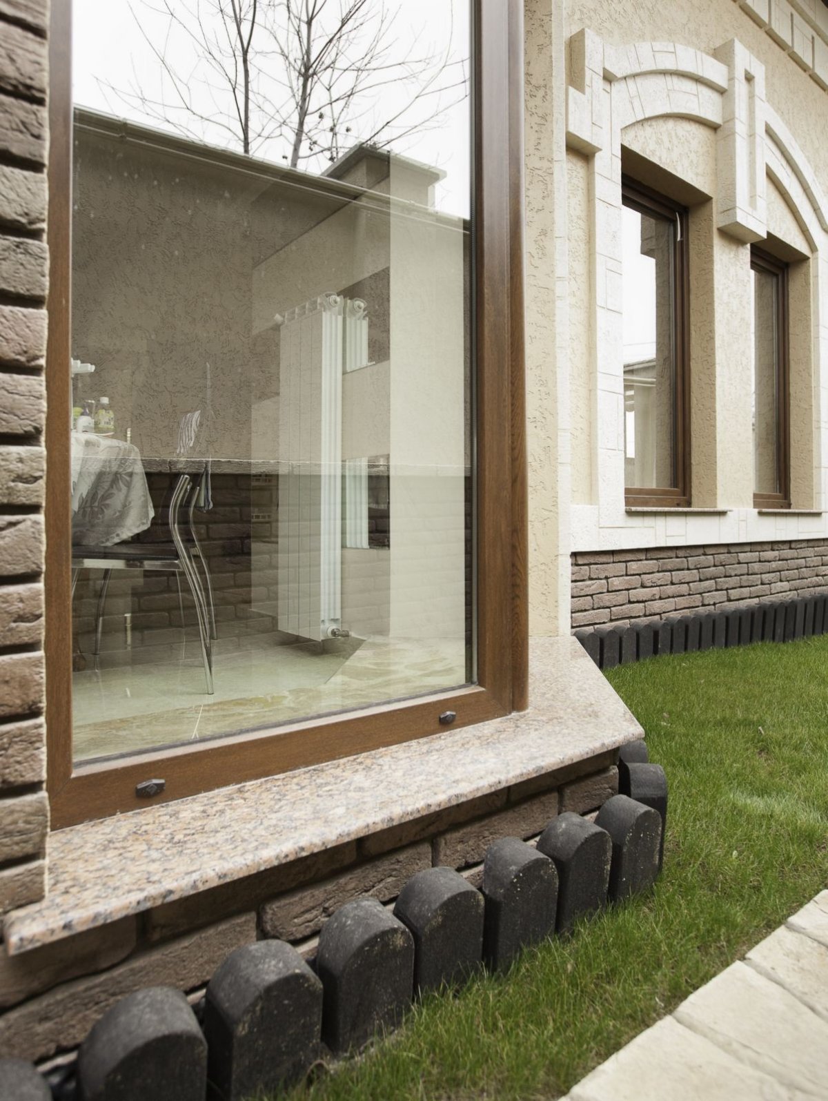 Обрамления на дом плитки