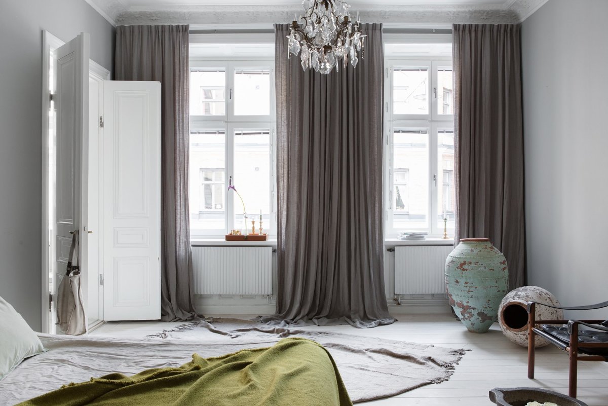 Шторы в скандинавском стиле