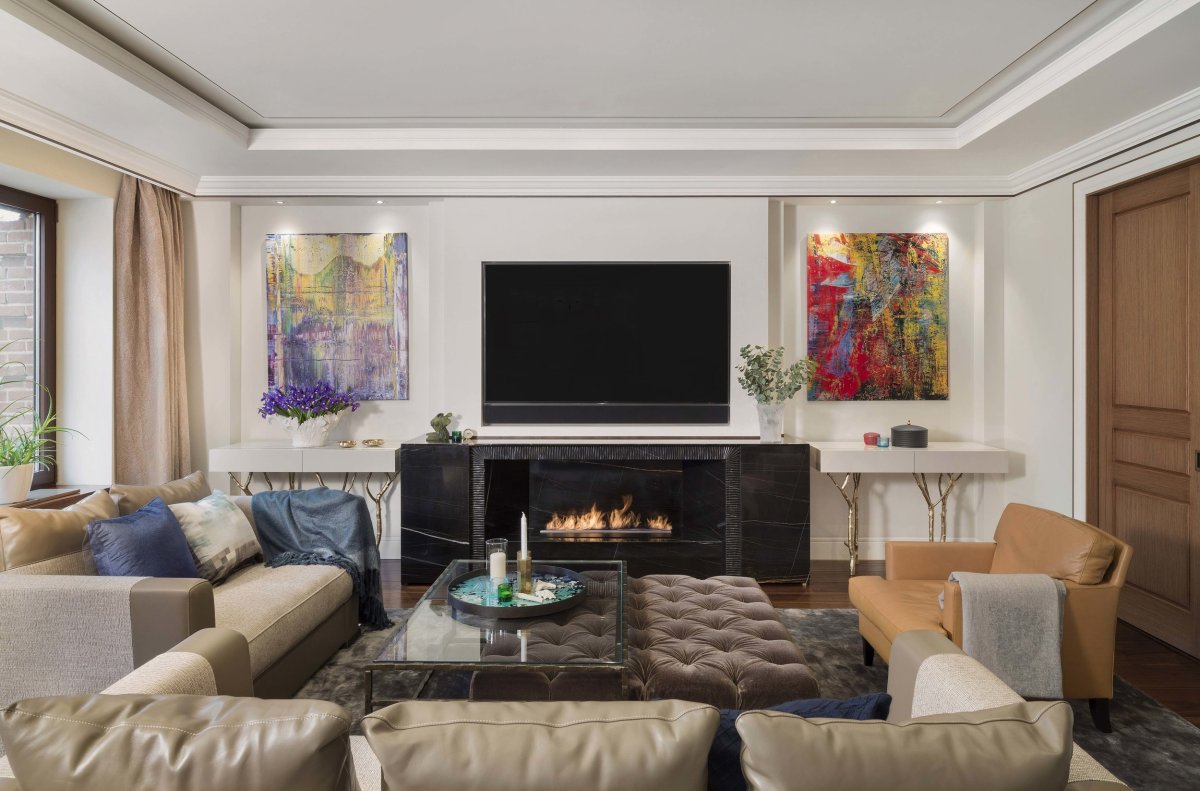 Картина над телевизором