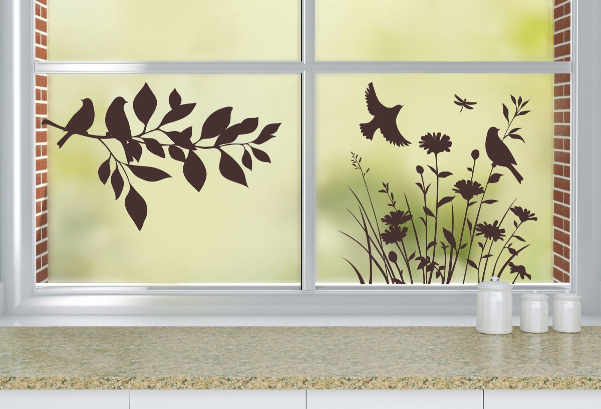 Виниловые наклейки на окна