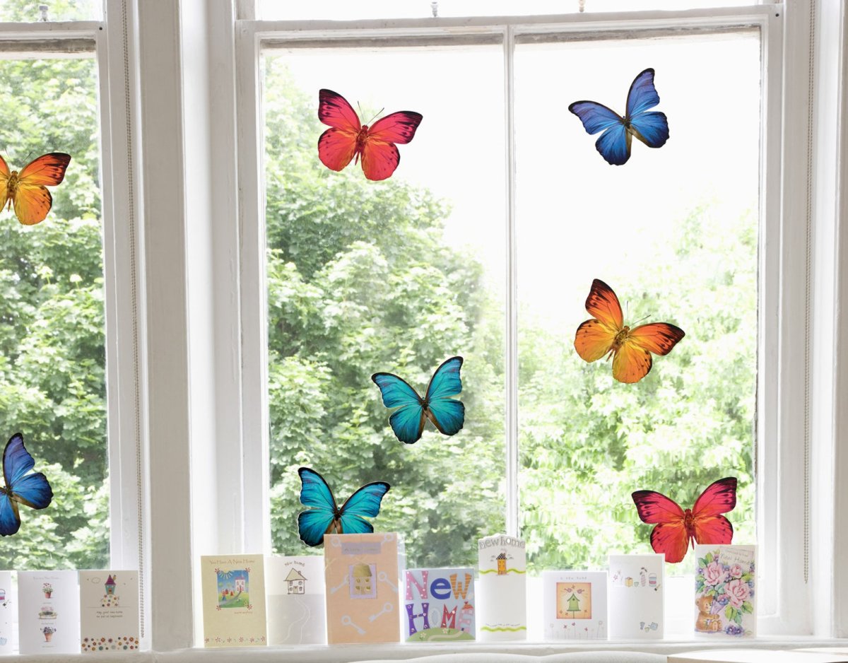Пластиковые окна бабочки