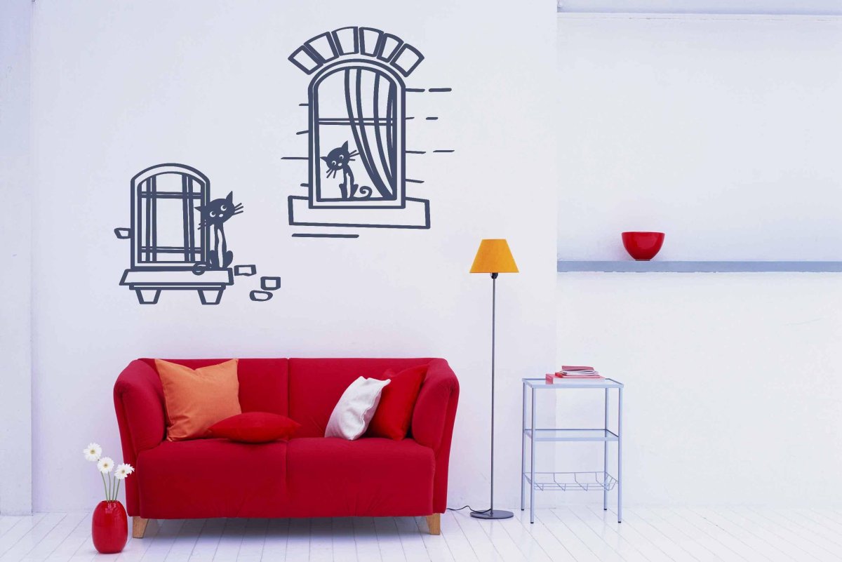 Весеннее украшение окон