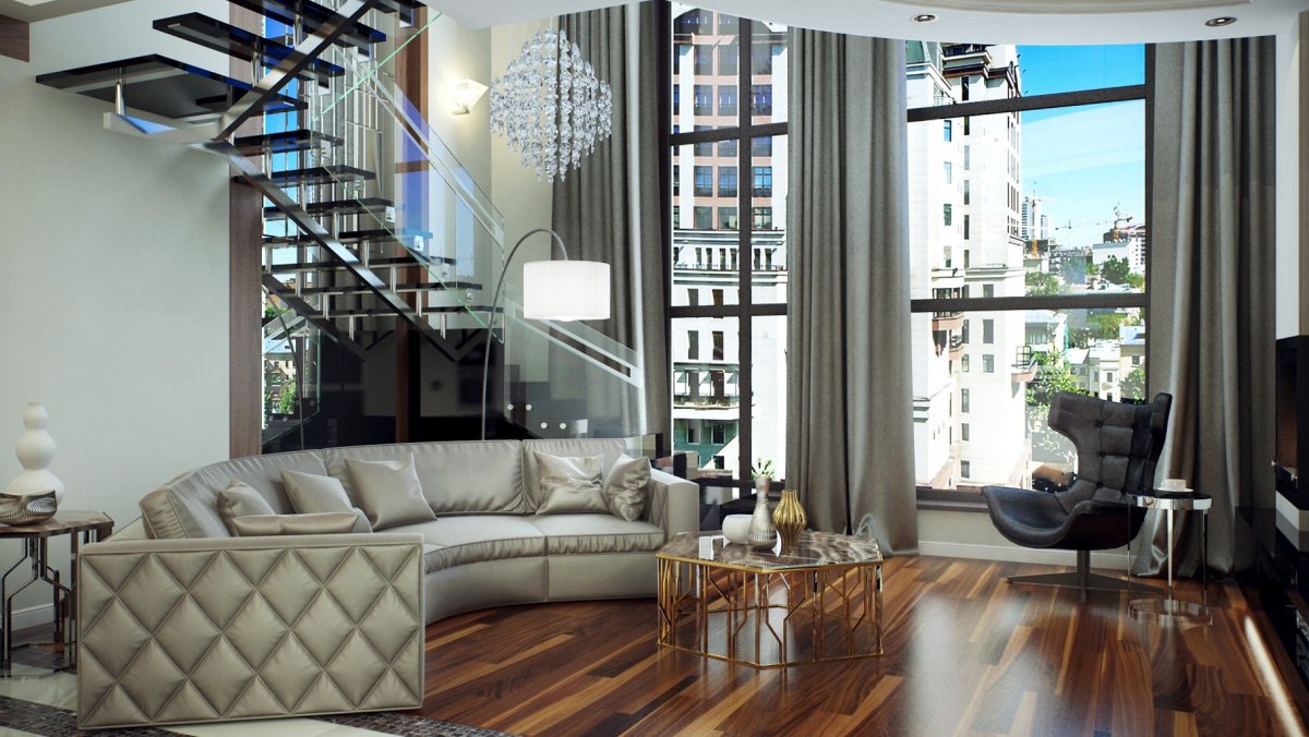 Роскошная двухэтажная квартира