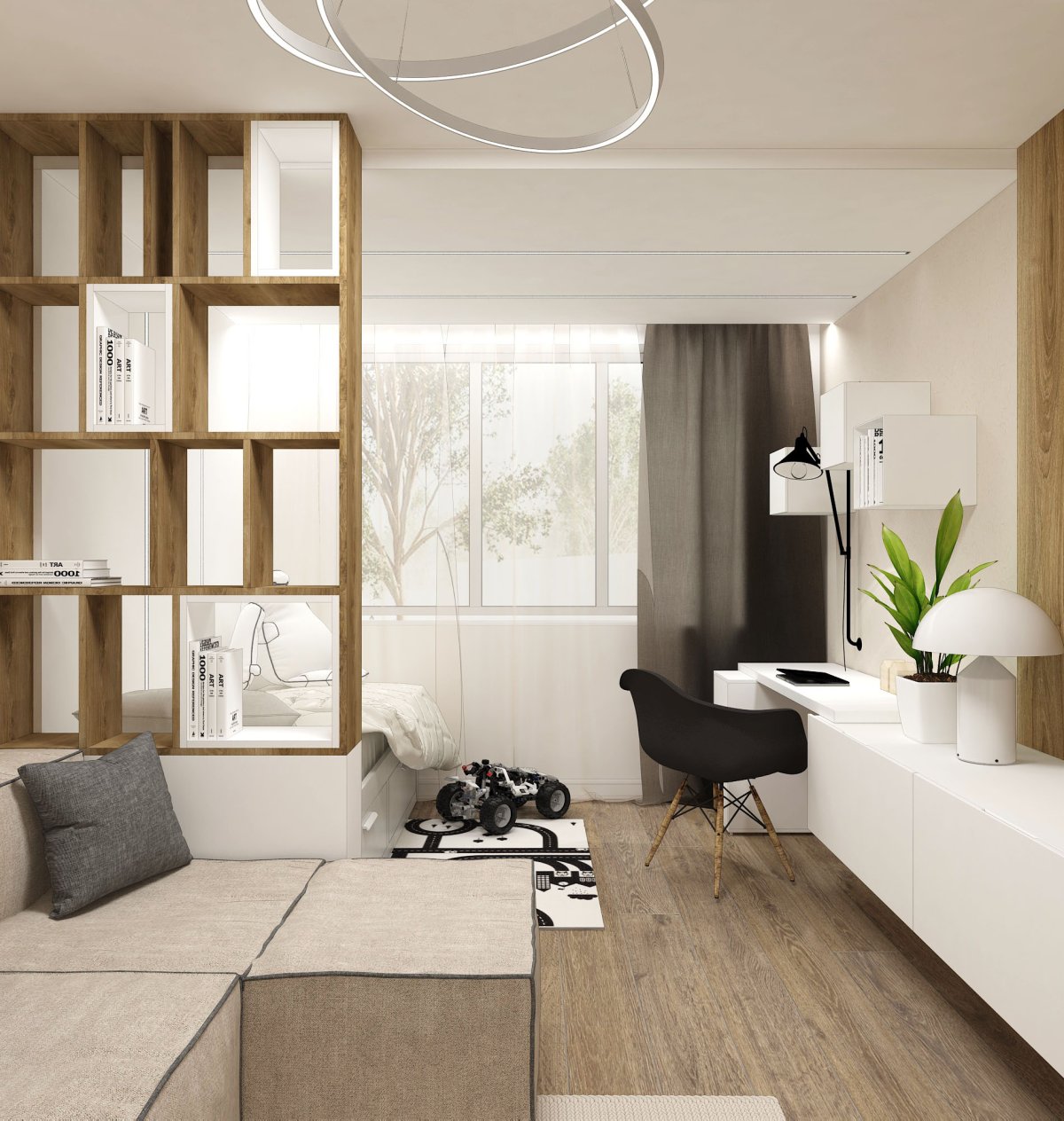 Разделить комнату на две комнаты