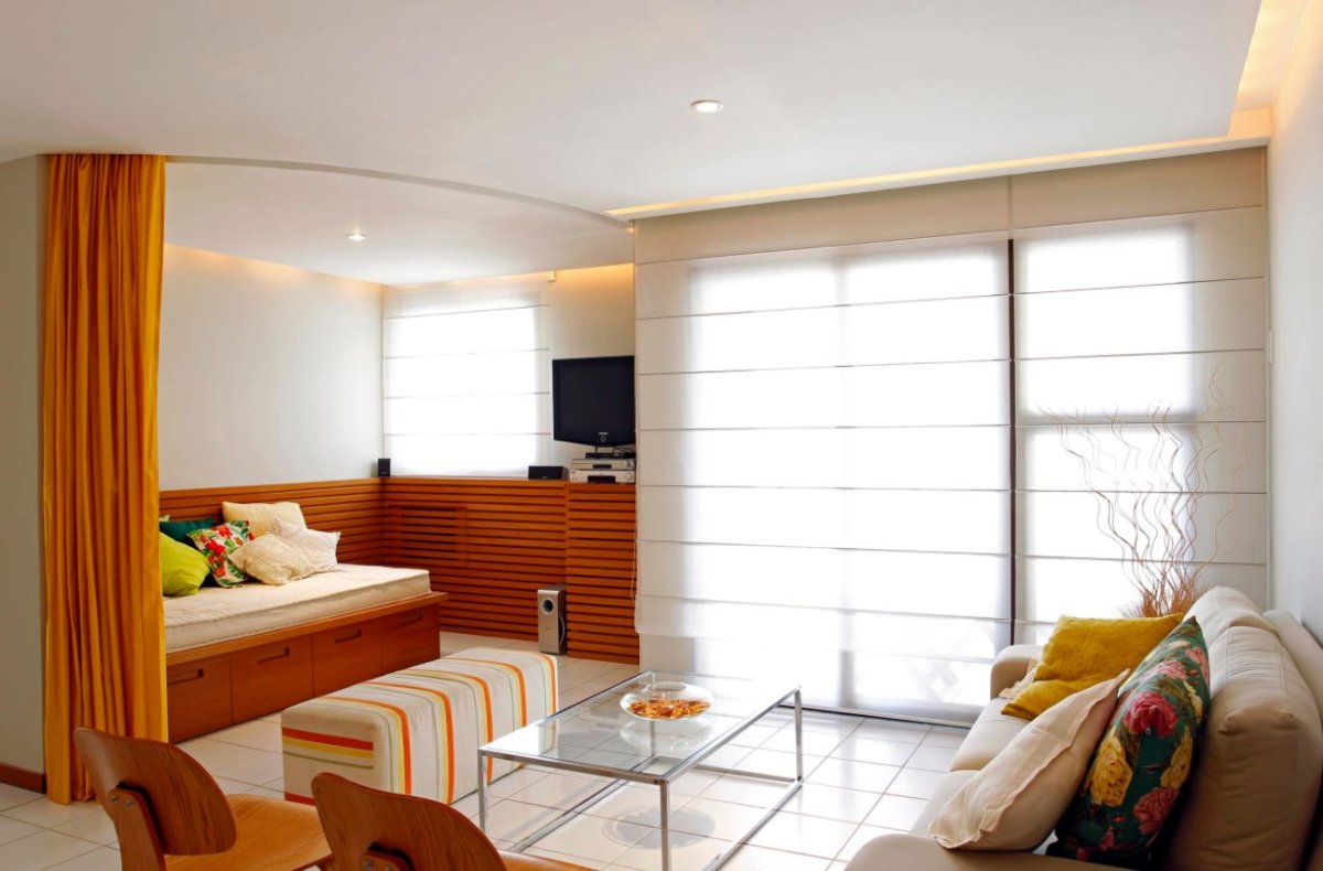 Штора перегородка для зонирования комнаты