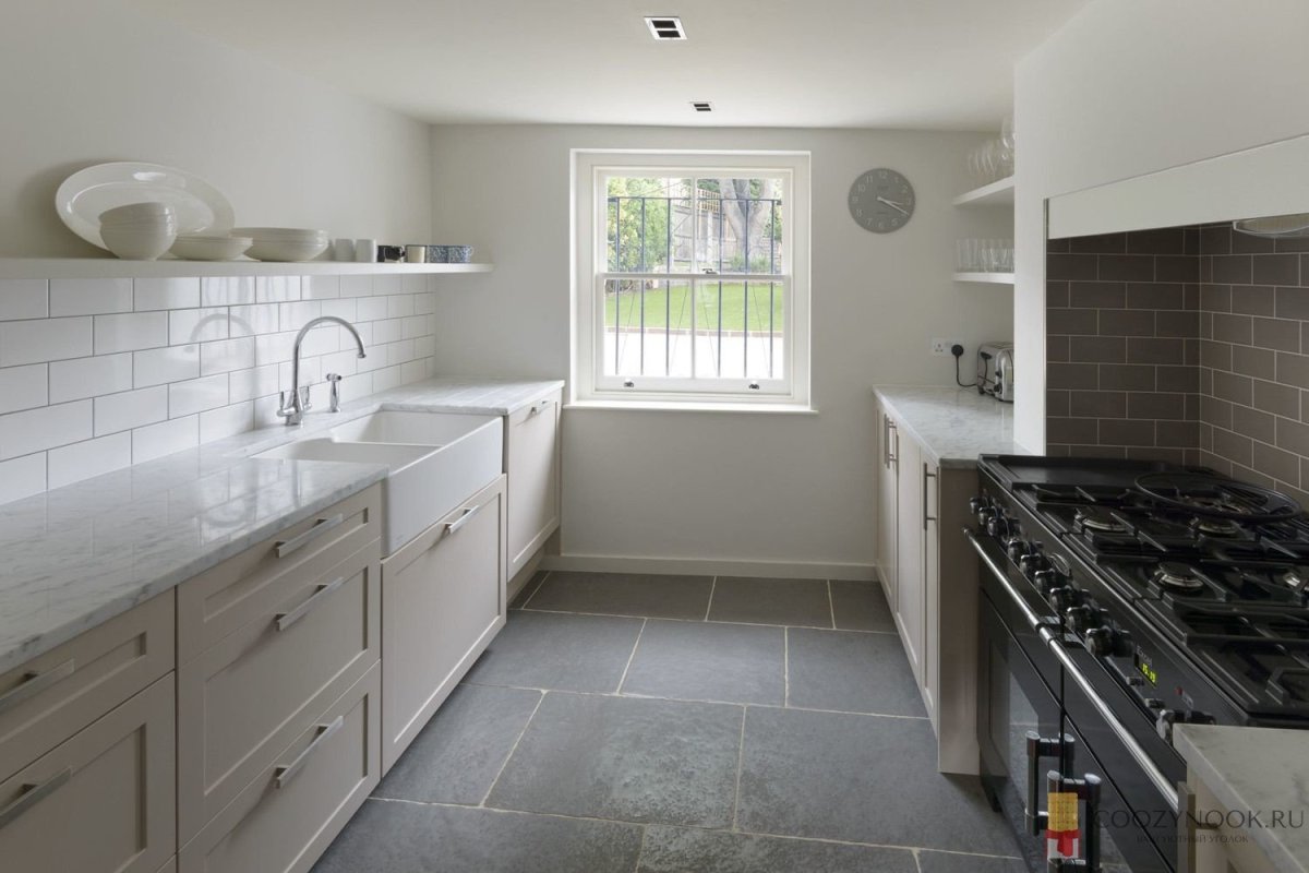 Красивые кухни без верхних шкафов