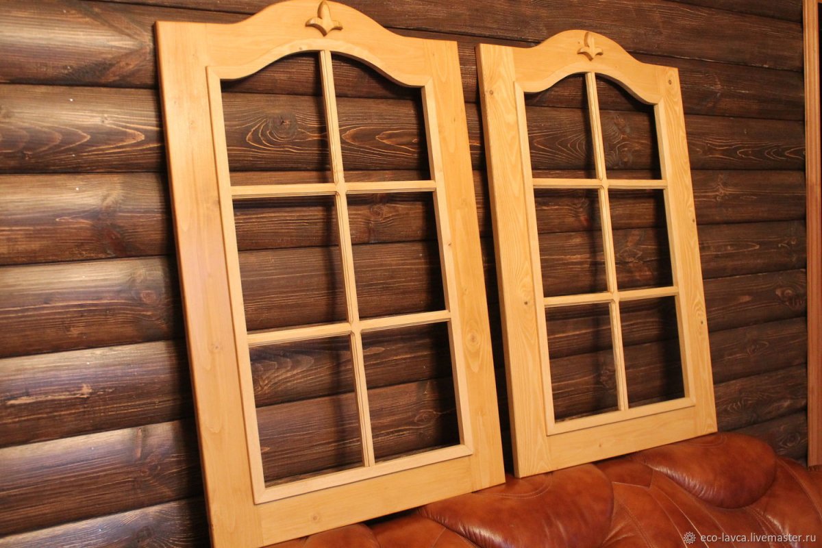 Муляж окна в интерьере