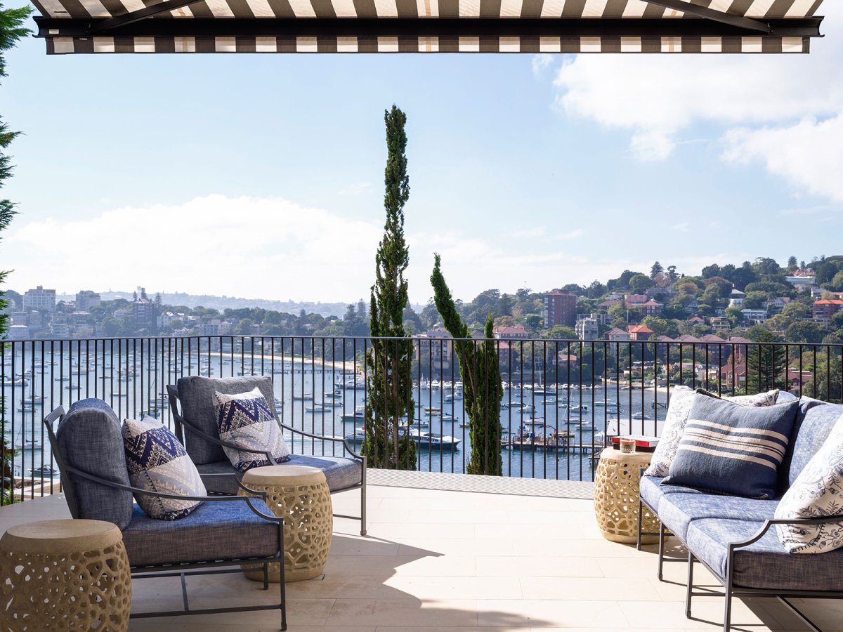 Современный интерьер терраса сад