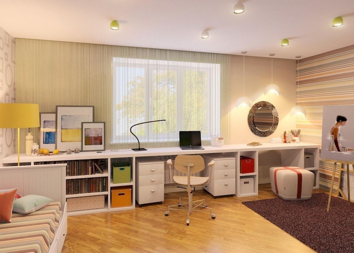 Дизайн комнаты школьника