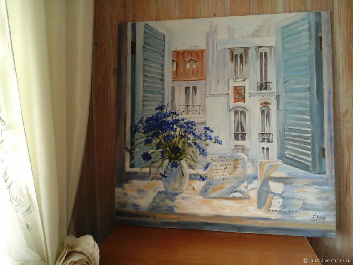 Прованс окно картина