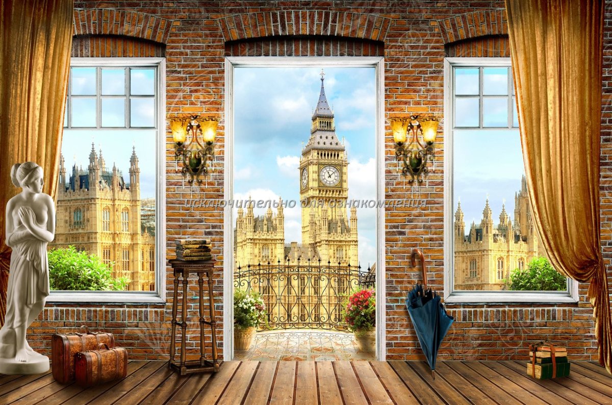 Фотообои фреска Биг Бен