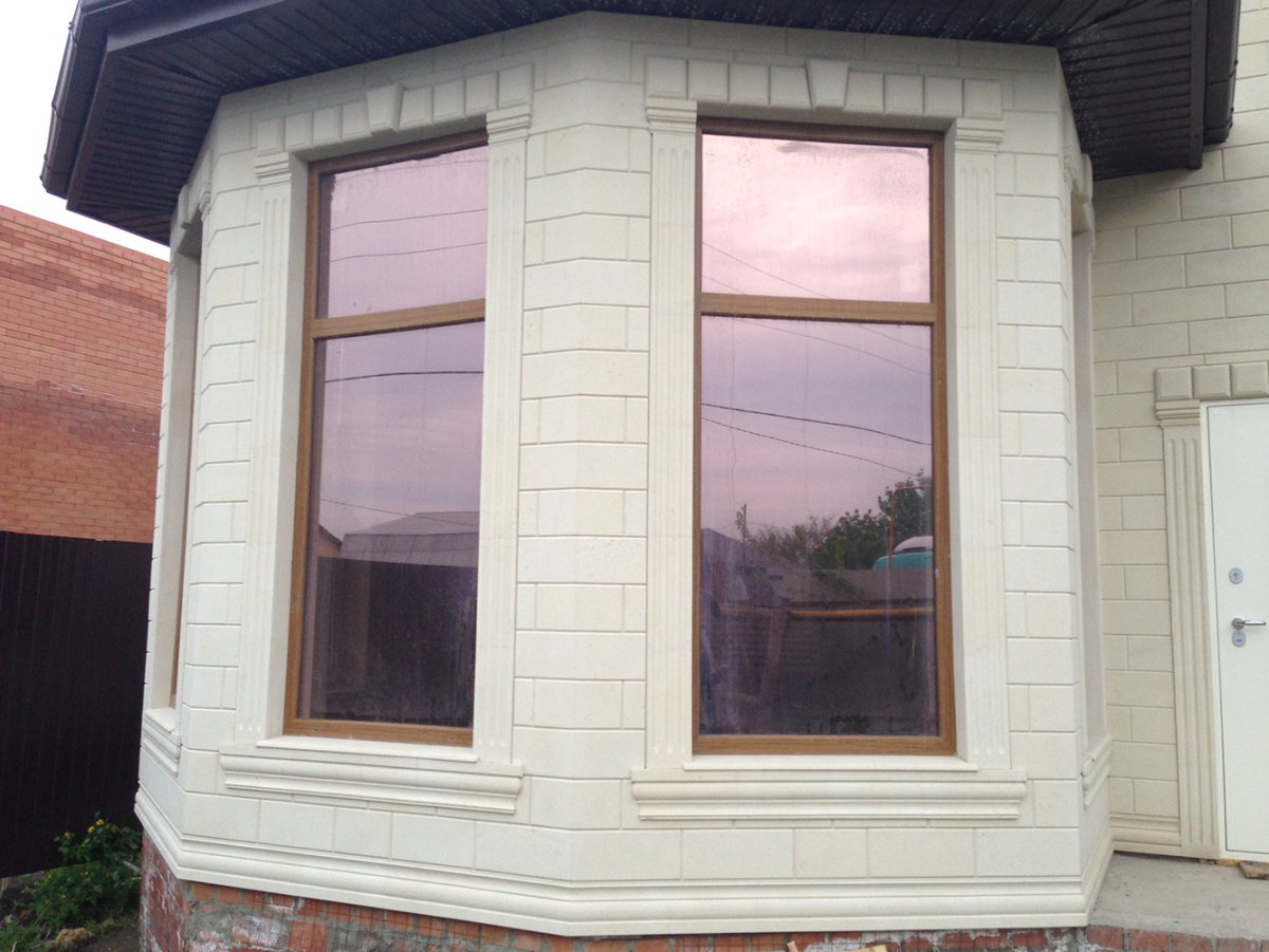 Фасадный декор из пенопласта