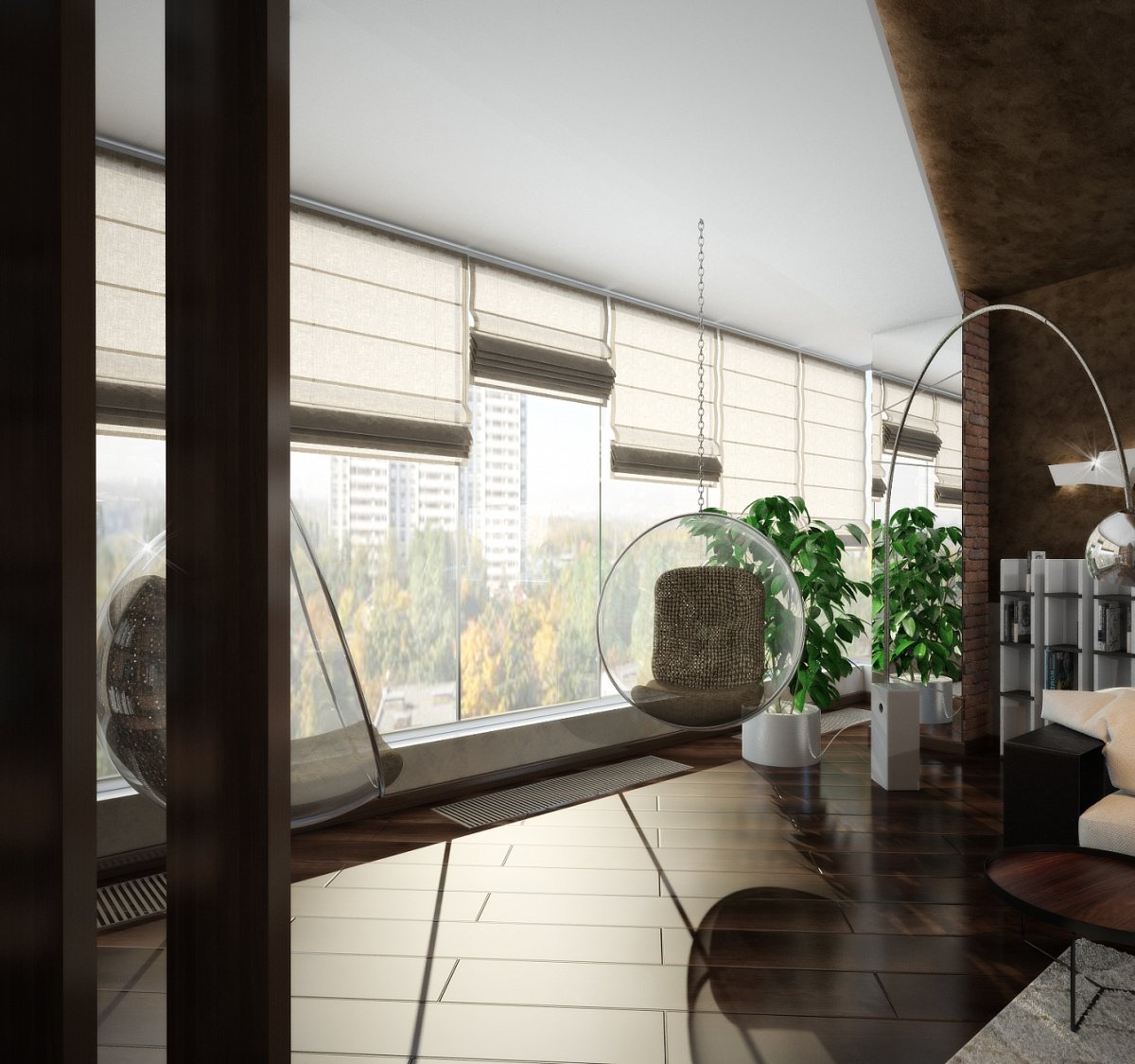 Нью лофт гостиная