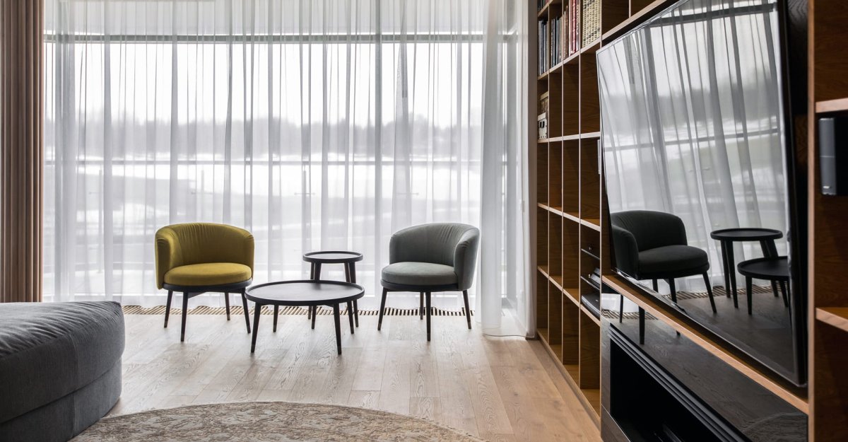 Шторы на панорамные окна