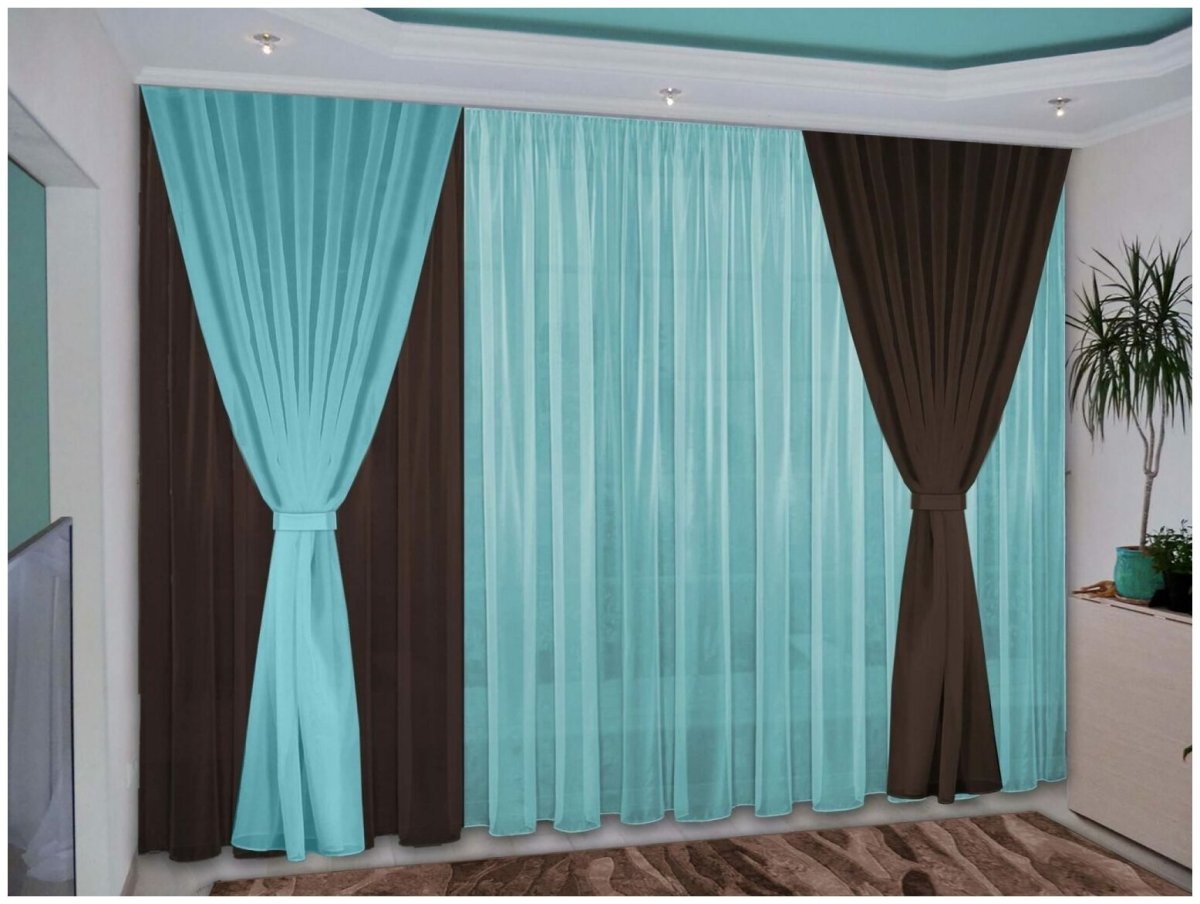 Комплект портьер РЕАЛТЕКС 270х360см