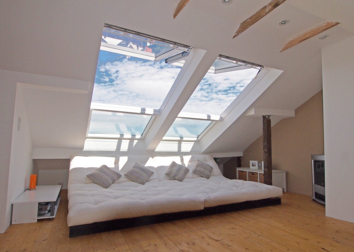 Мансардные панорамные окна