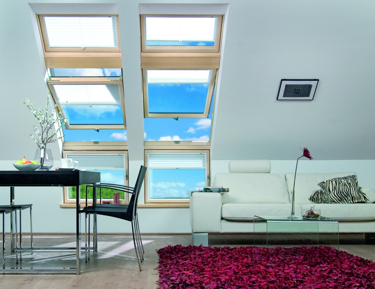 Мансарда с панорамными окнами