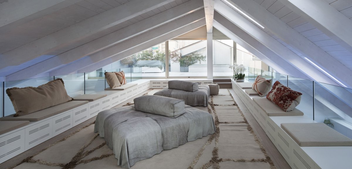 Красивые мансарды