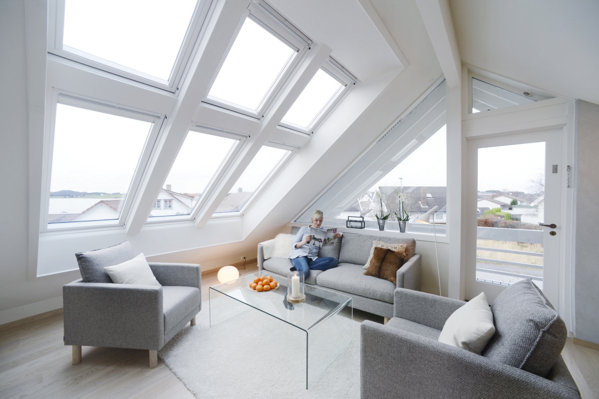 Мансарда в стиле Модерн