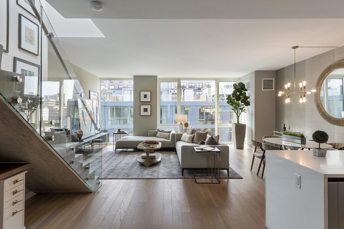 Квартира студия в Нью-Йорке планировка