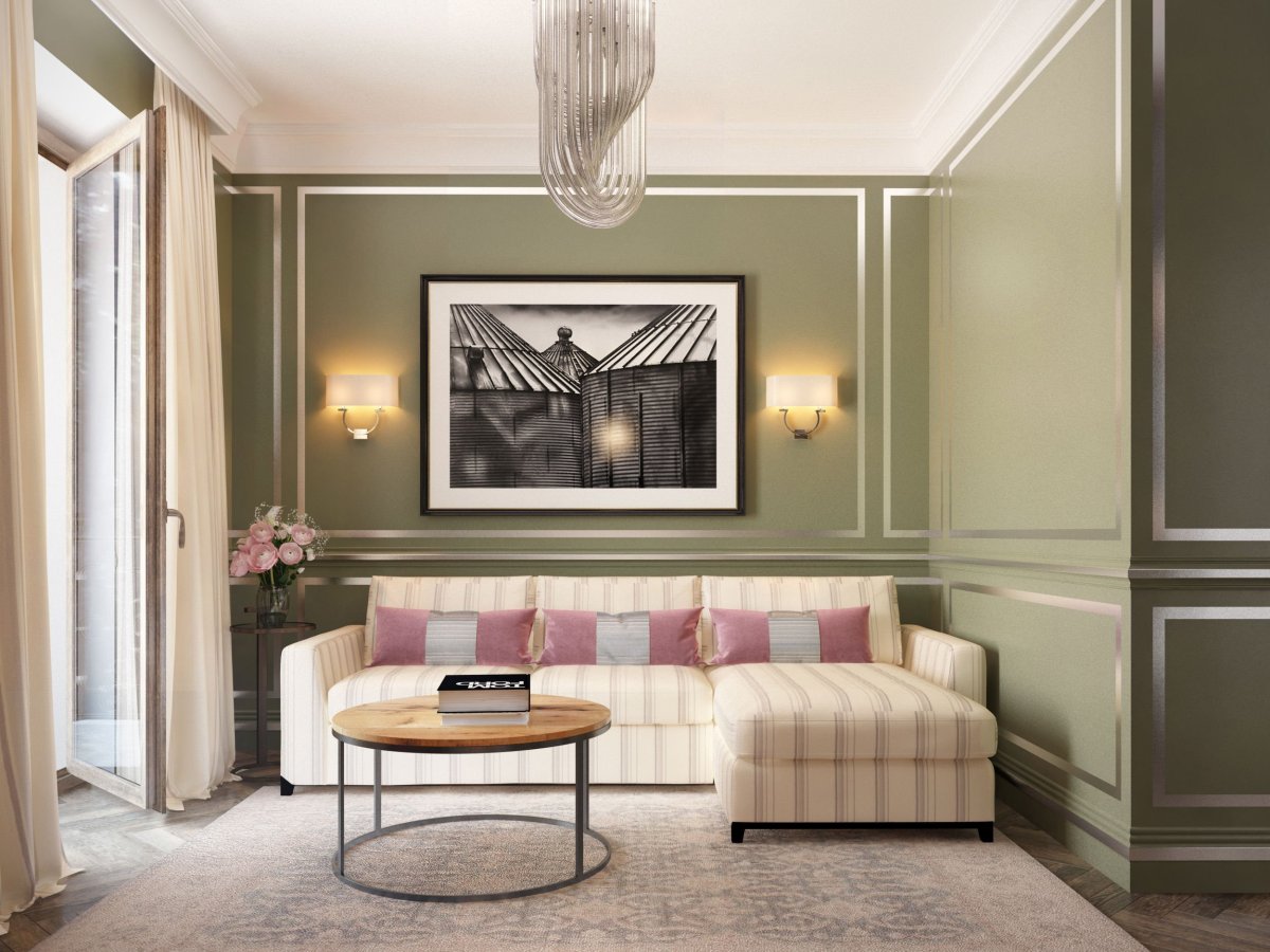 Гостиная без окна проходная