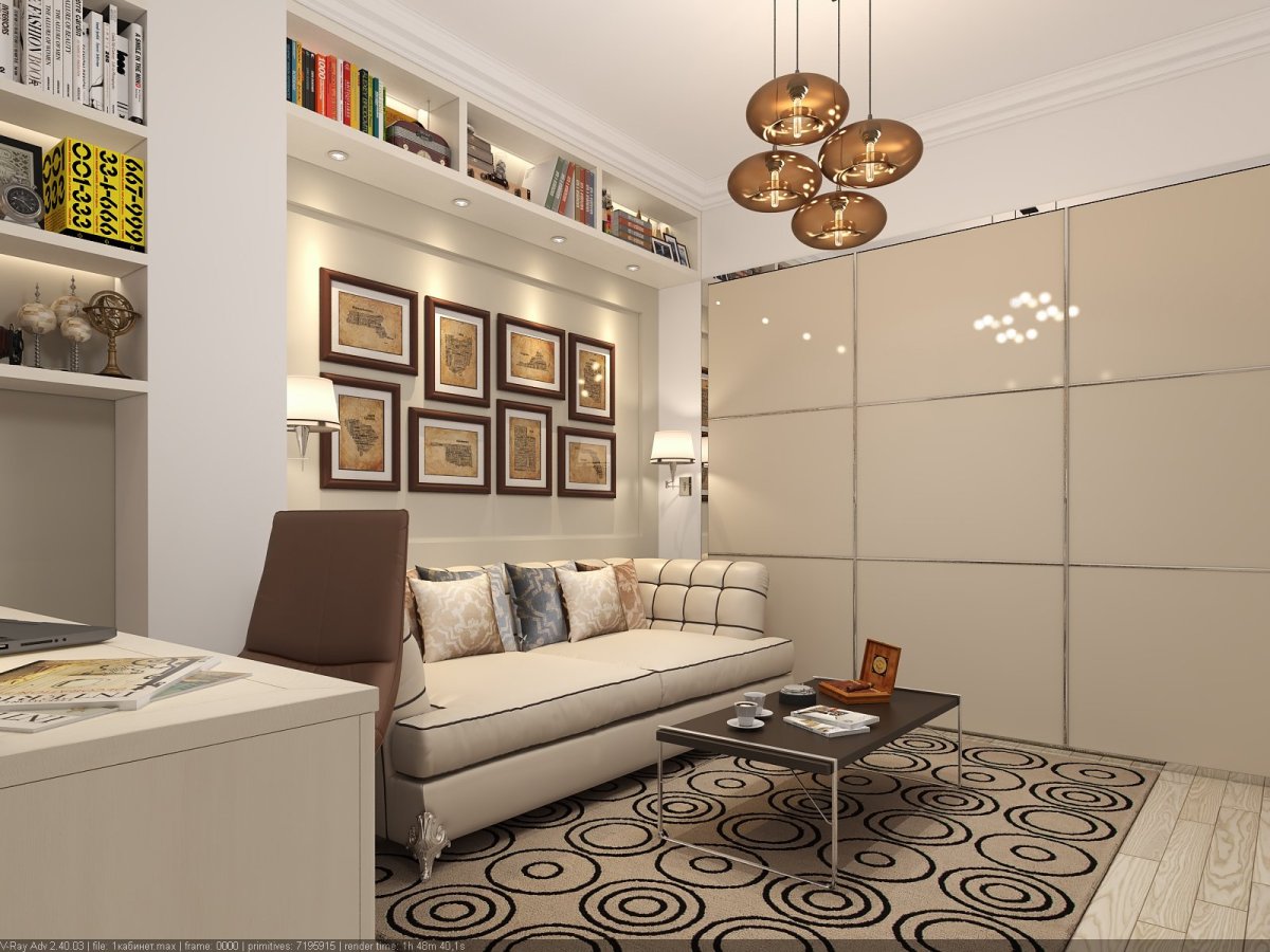 Гостиная без окон