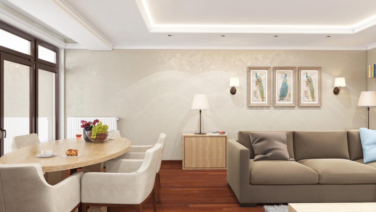 Светлая гостиная