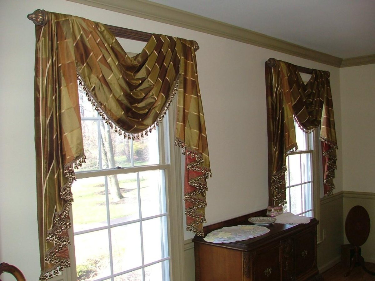 Шторы на арку