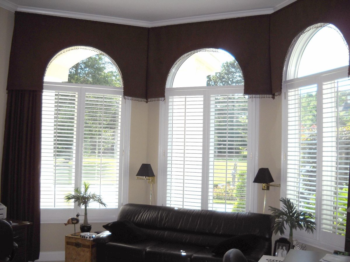 Шторы на арочные окна
