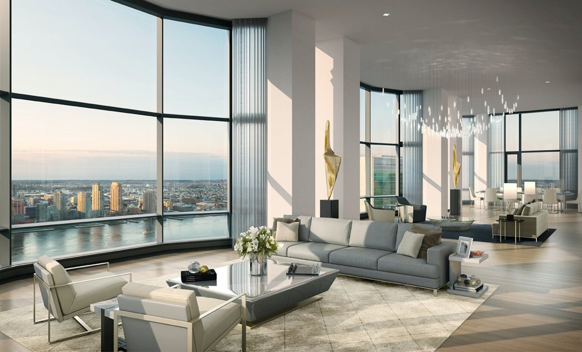 Пентхаус Нью Йорк гостиная