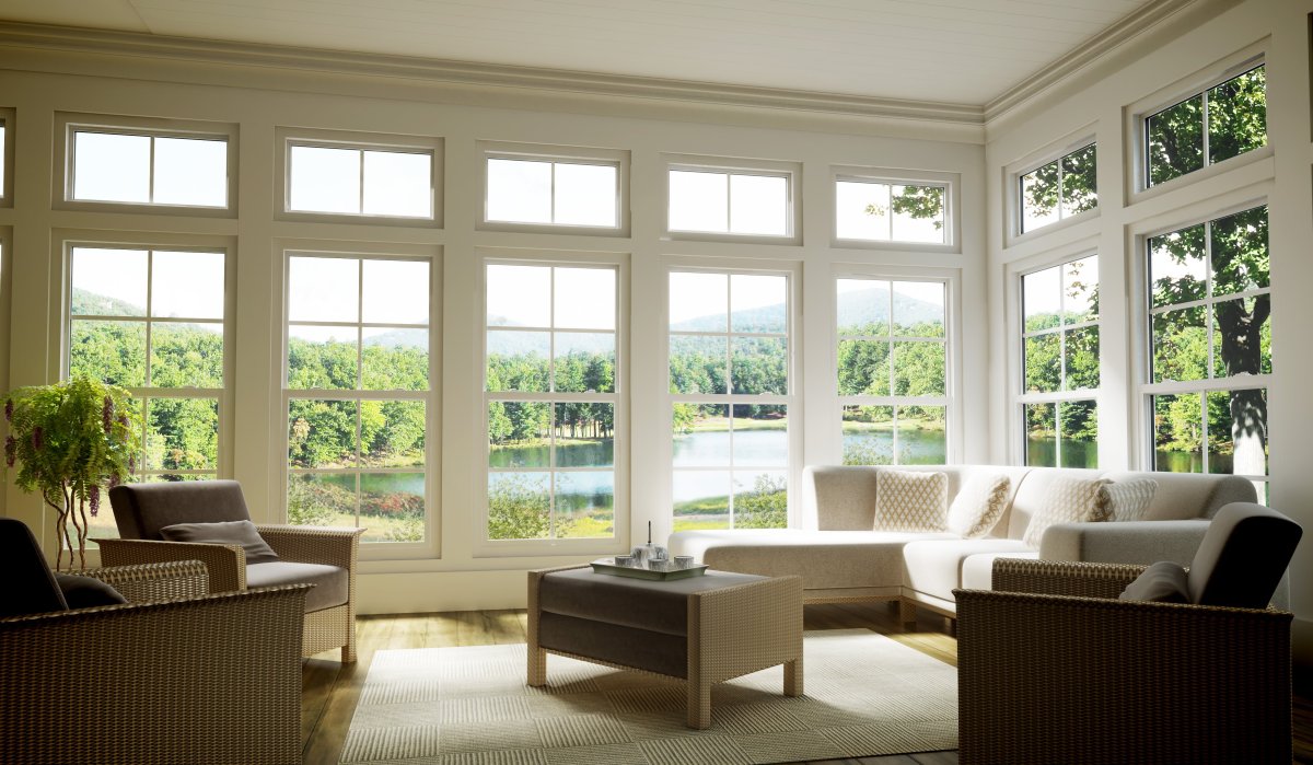 Высокие окна