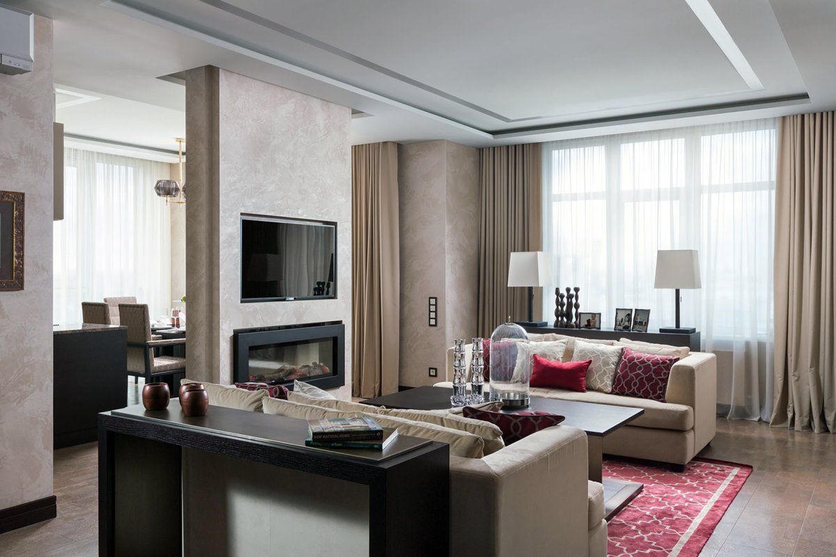 Ниша над камином