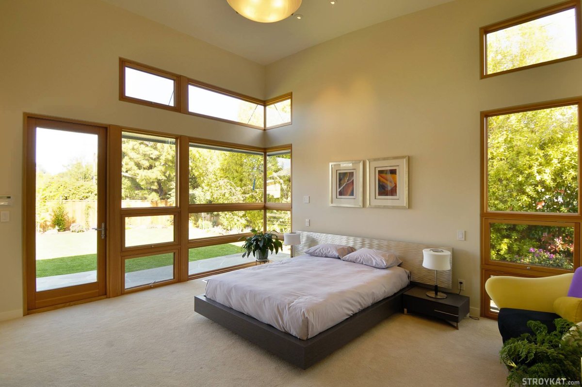 Горизонтальные окна в доме