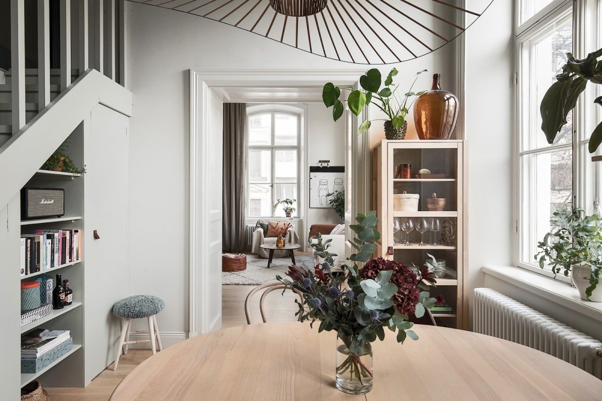 Интерьер старинный высокие потолки