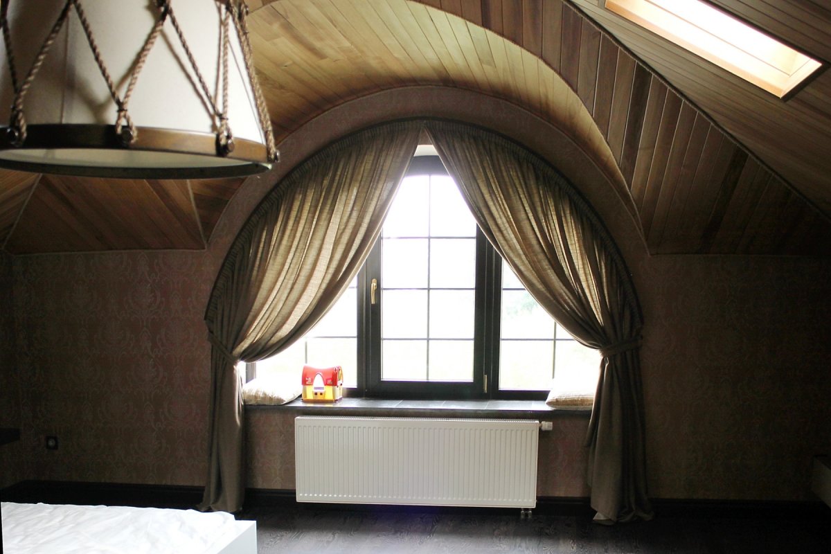 Шторы на арочные окна