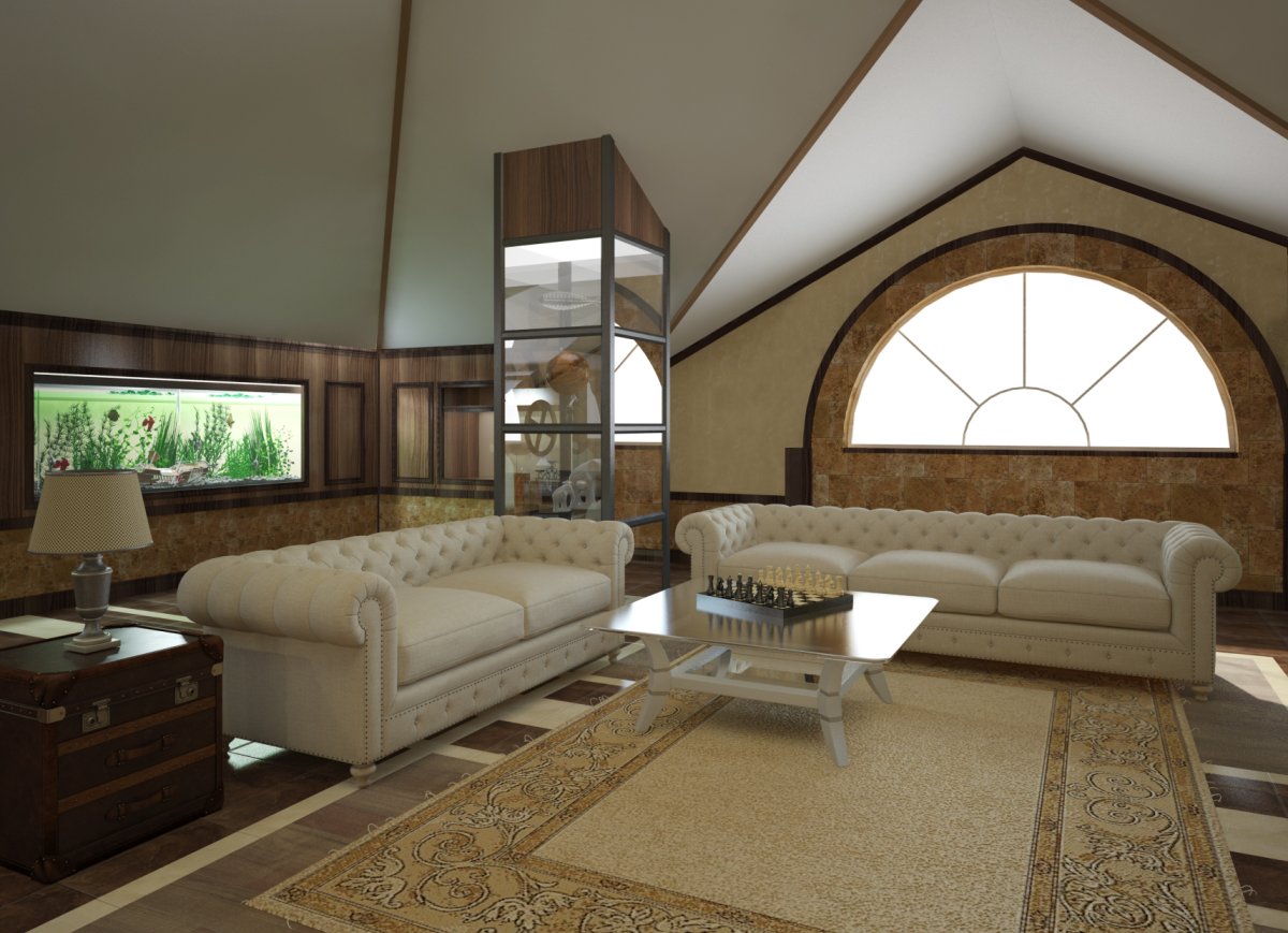 Шторы на наклонные окна