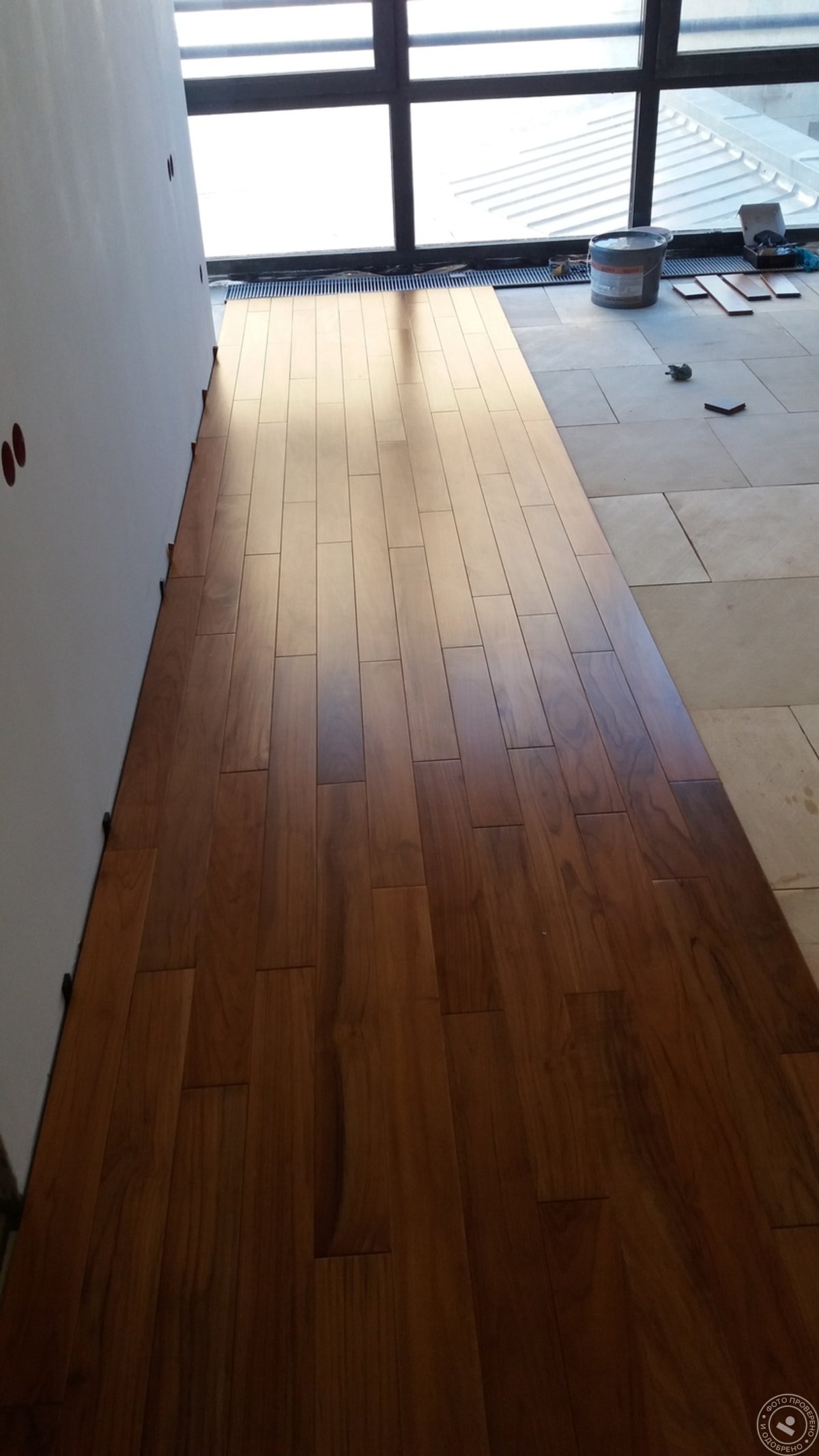Диагональная укладка ламината