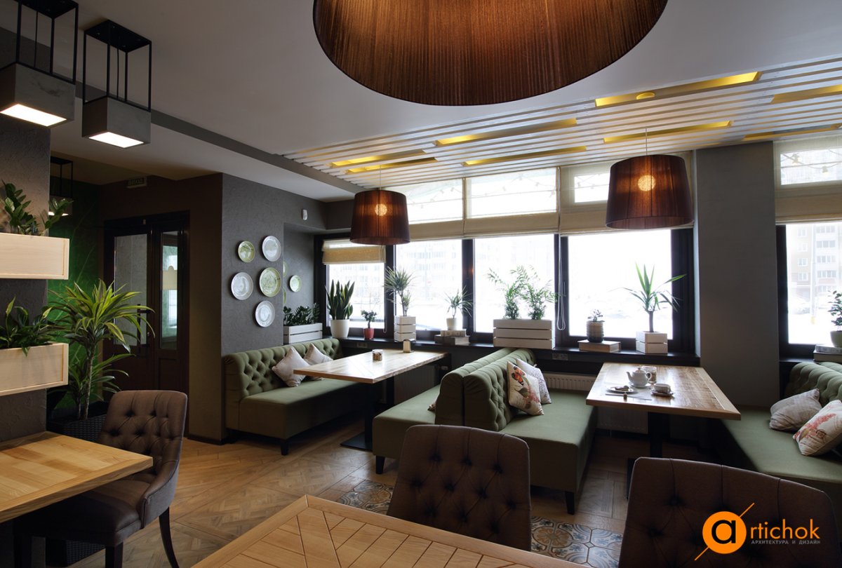 Проекты уютных кафе