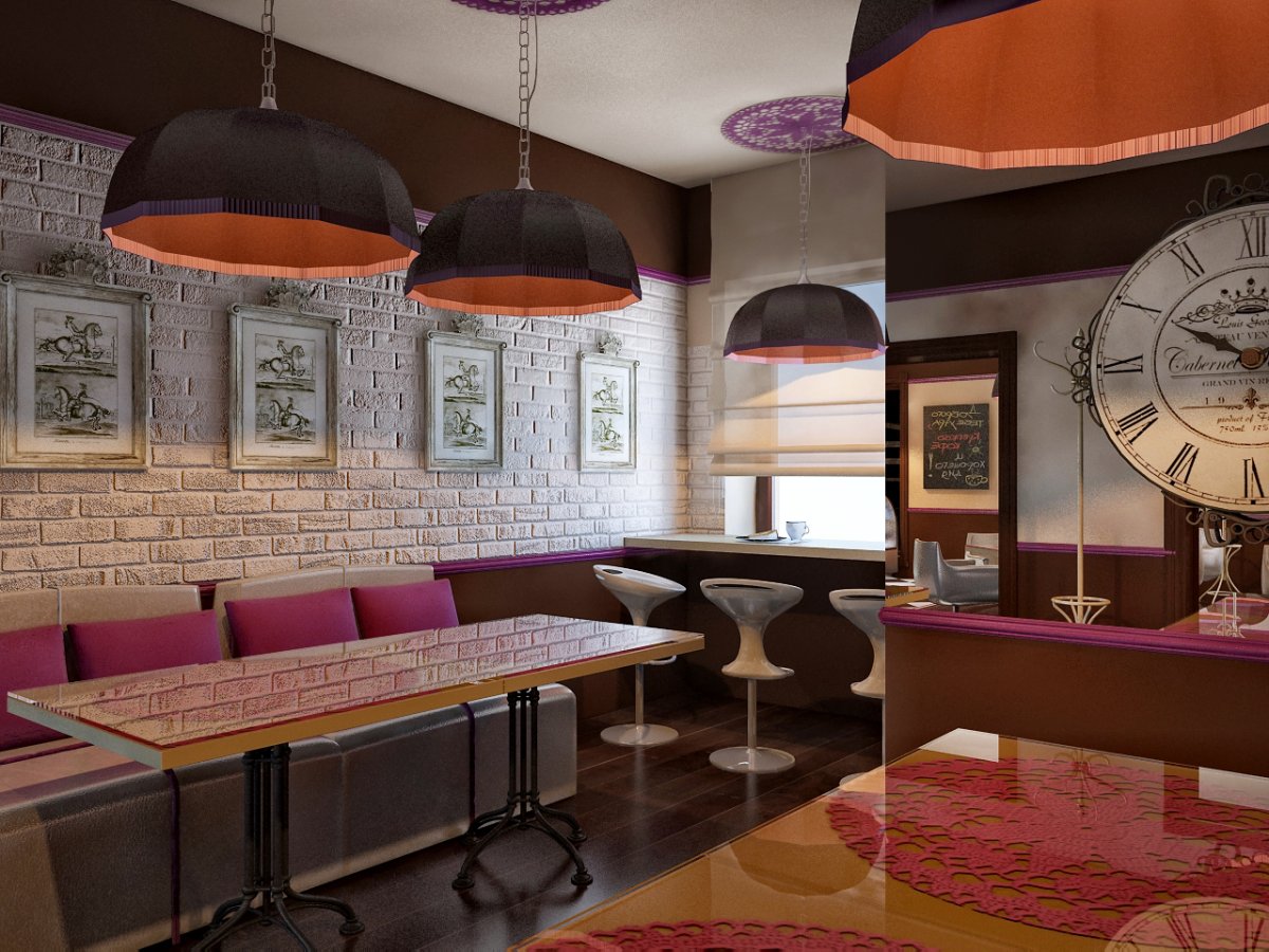 Стиль маленького кафе
