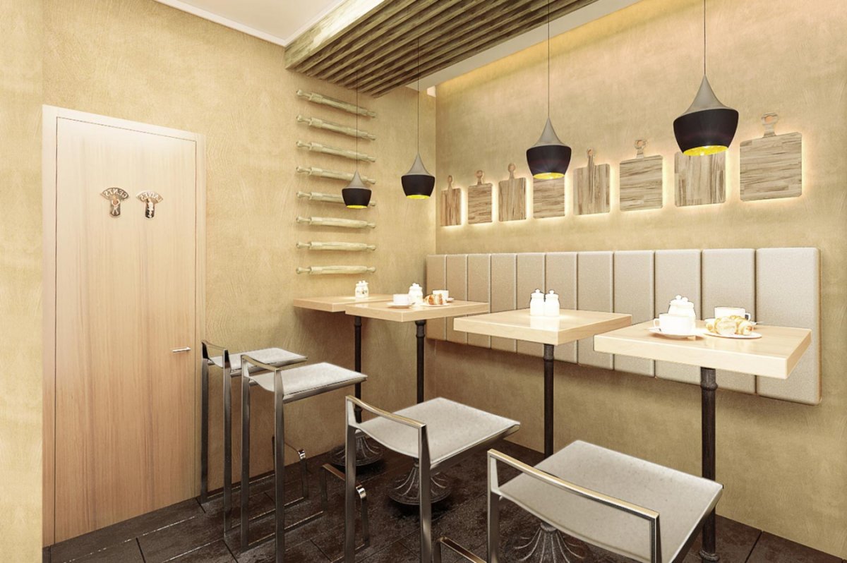 Интерьер мини пекарни