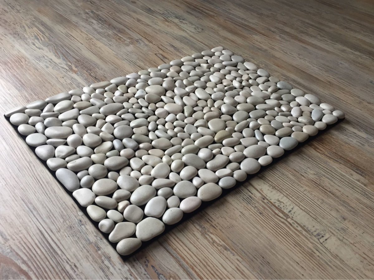 Коврик камушки из трикотажа